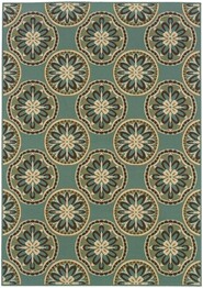 Oriental Weavers Montego 8323L Blue and Ivory